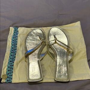 Tory Burch Women's Gold Sandals